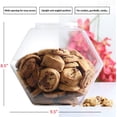 thumbnail image 2 of Pack of 2-1.5 Gallon Cookie Containers With Lids – Plastic Clear Candy Container - Kitchen Countertop Jars - Wide Mouth Opening For Easy Refill - Great For Homemade Cookies, Cakes, Food Safe, 2 of 2