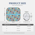 thumbnail image 2 of KLL Cute Donut Windshield Sun Shade 2-Piece Foldable Car Front Window Sunshade for Most Sedans SUV Truck- Large, 2 of 5
