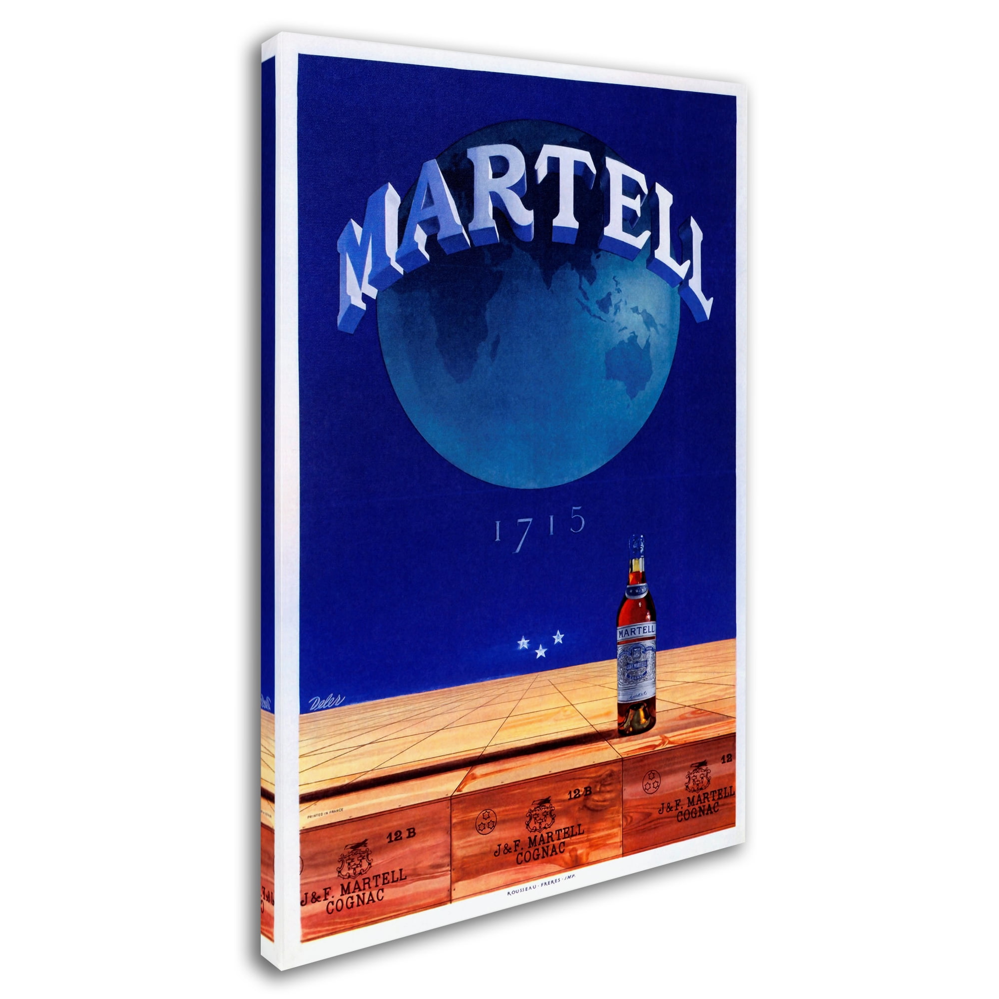 Trademark Fine Art 'Martell' Canvas Art by Vintage Apple Collection
