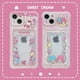 thumbnail image 4 of Sanrio Hello kitty kuromi melody cinnamoroll Card Pocket Phone Case para iphone 11 12 13 14 15 Pro Max mini X Xs Xr 7 8 Plus SE, 4 of 5