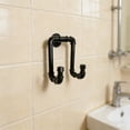 thumbnail image 4 of OHOIOLLA Gancho Metálico Industrial Para Pared Negro Con Capacidad Pesada Para Uso En Casa, 4 of 8