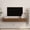 Wood, variant on Demi Bonn Floating TV Stand - Wall - Mounted, LED Lights, Power Outlet, High - Gloss, Wood