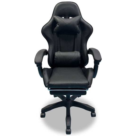 Silla Gamer Escritorio Ergonómica Reclinable Con Descansa Pies negro Grande Titano TT-SGCRP