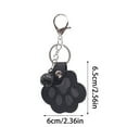 thumbnail image 5 of LiUMX Pet Hair Memorial Keychain | Paw Shape Pet Hair Keepsake Pendant | Dog Lover Gift with Souvenir Storage for Pet Hair | Reminder Key Fob for Bag or Purse, 5 of 5