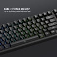 thumbnail image 2 of Juego de 136 teclas Keycaps XVX PBT Side Print para teclado mecánico, 2 of 6