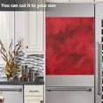 thumbnail image 4 of Dailycode Dishwasher Magnet Cover Magnetic Fridge Door Cover Home Kitchen Decor, Red Brush Strokes Art, 23"x 26", 4 of 6