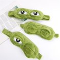 thumbnail image 3 of Handtrummor Barn Söta Ögonmask Sömn Grodmask 3D Fluffig För Sovande Ögonbindel För Flickor Spel Resa Pojkar Tonåringar Cartoon Fluff Ögonbindel, 3 of 4
