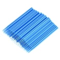 thumbnail image 1 of 100 uds, microcepillo desechable, aplicadores de bastoncillos de algodón, delineador de cejas, máscara de pestañas, extensión de pestañas, maquillaje, varillas de lápiz labial, maquillaje azul Inevent CE001469-03, 1 of 7