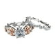 thumbnail image 5 of Conjunto de anillos de 2 uds regalo de San Valentín anillos de compromiso de cobre elegantes, 5 of 8