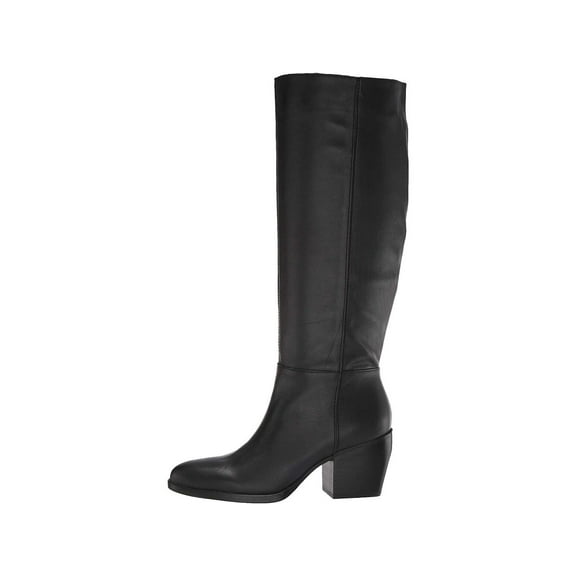 Naturalizer Womens Fae Knee High Boots - Wide Calf, Black Leather, 12