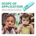 thumbnail image 3 of OUNONA 1Pack Childrens Harmonica in Sky-Blue with Cartoon Shape for Language and Musical Skill Development, 3 of 7