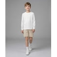 thumbnail image 3 of Real Essentials 4 Pack: Boys' Cotton French Terry Shorts with Pockets for Kids Teens Youth - Sleep Casual Lounge (4-18), 3 of 5