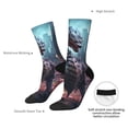 thumbnail image 6 of Honeii Urban Mechanical Dragon Print Adult Socks,Crew Socks,Casual Calf Socks,Daily Wear Socks for Men & Women, Perfect for Sports, Casual and Everyday Use, 6 of 6