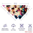 thumbnail image 2 of Pixel Dog Breathable Chiffon Dog Scarf 2-Pack - Translucent Lightweight Pet Collars, Size 16x16x22.8in and 20.9x20.9x30in, 2 of 5