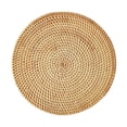 thumbnail image 2 of veasfak Heat Insulation Round Coaster Coffee Tea Cup Rattan Placemat Pad 20cm, 2 of 9