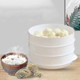 thumbnail image 3 of Kitchen Household Large Double-layer Microwave Steamer, 3 of 4
