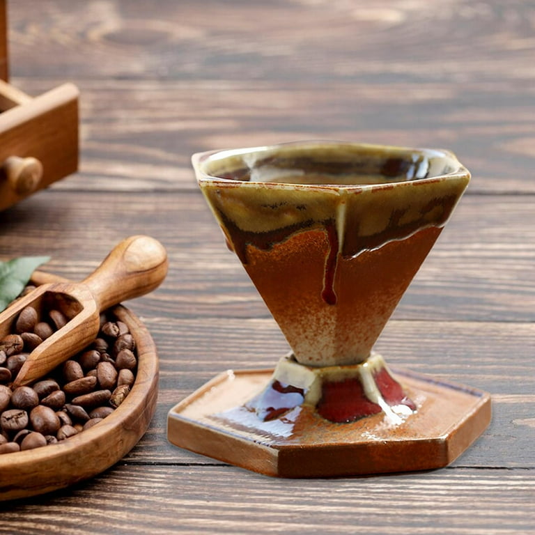 kowaku Hexagonal Coffee Mug 160ml Coffee Mug Heat Resistant Cappuccino Mug  Portable Conical Coffee Cup Ceramic Coffee Cup for Office A - Walmart.com