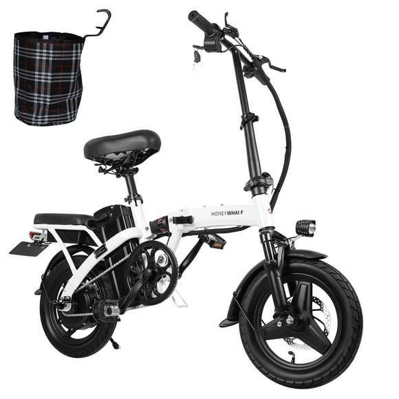 Bicicleta Eléctrica Plegable Honey Whale S6-S Blanco