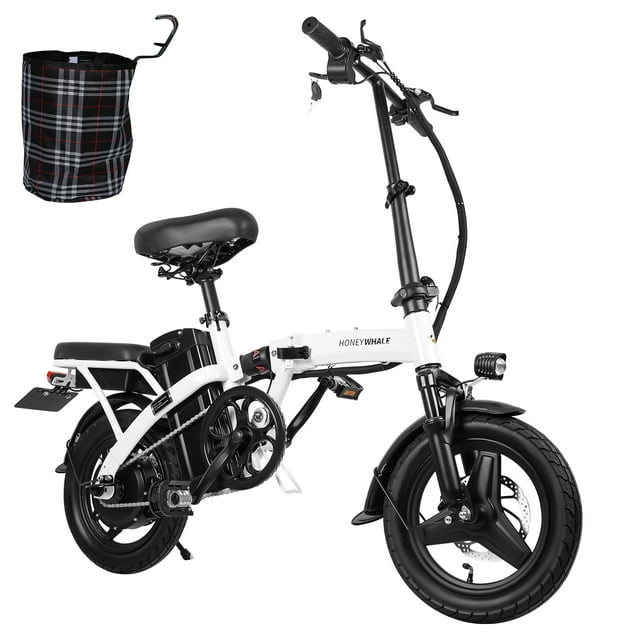 Bicicleta Eléctrica Plegable Honey Whale S6-S Blanco