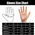 thumbnail image 3 of AuroraX Non-Slip Fingerless Gloves Men Thermal Fleece Lined Thick Black Knit Winter Gloves Warm Glove for Driving Outdoor Working Typing, 3 of 4