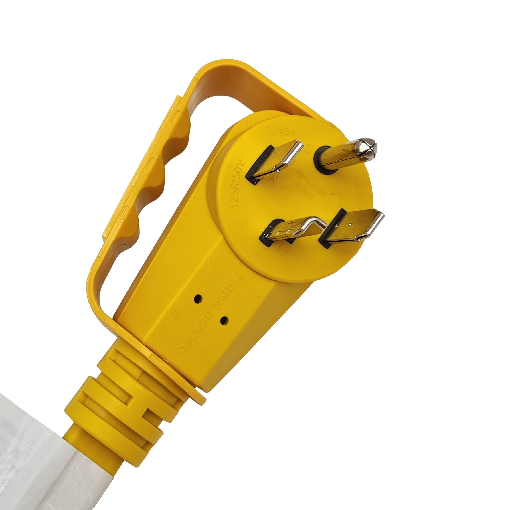 Parkworld 67485 EV Extension Cord, Dryer 4-Prong NEMA 14-30 Flat Extension Cord, EV 14-30P to 14-30R, 30A, 125V/250V, 7500W (10FT)