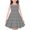 Black, variant on Xihbxyly Girl Casual Dress Sleeveless Casual Summer Sundress Flower Printed Jumper Skirt Party Sundress