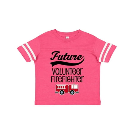 

Inktastic Volunteer Firefighter Future Job Gift Toddler Boy or Toddler Girl T-Shirt