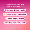 thumbnail image 4 of OLLY Ultra Strength Women's Multi + Omega-3 Softgels, Daily Health and Immune Support, 60 Ct, 4 of 15