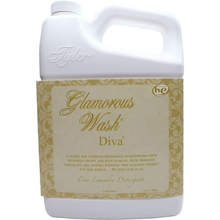 Tyler Candle Glamorous Wash Diva Laundry Detergent 64oz w/Diva Sachets  Bundle (64 oz w/Sachet (pack of 1))
