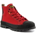 thumbnail image 1 of Palladium Pallashock Supply Hi Unisex Lace Up Canvas Ankle Boot In Red Size 11, 1 of 6