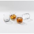 thumbnail image 4 of JoyJolt Nova Crystal Drinking Glasses - Short Tumbler Drinking Glass Set - Set of 4, 4 of 5