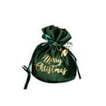 thumbnail image 2 of SASHENHG Christmas Velvet Bag Christmas Eve Drawstring Packaging Bag, 2 of 6