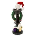thumbnail image 3 of Kurt Adler 10-Inch Disney© Nightmare Before Christmas Jack Skellington With Wreath Nutcracker, 3 of 6