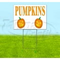 thumbnail image 1 of Pumpkins V2 (18" x 24") Yard Sign, Includes Metal Step Stake, 1 of 6