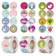 thumbnail image 2 of 500 pcs/roll Easter Labels Round Strong Self-Adhesive Paper Shiny Stylish Gift Label Office Supplies 2, 2 of 5