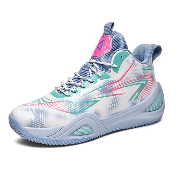 Bolognifi Men's Basketball Shoes, Classic Training Sports - BLUE_3.5