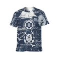 thumbnail image 3 of OUSIMEN Men's short-sleeved printed T-shirt, 3 of 7