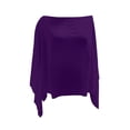 thumbnail image 4 of Gbsyewxs Summer Womens Tshirts Short Sleeve One Shoulder Solid Color T-Shirts For Women Loose Fit Lightweight Womens Tee Top, 4 of 5