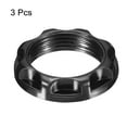 thumbnail image 3 of Adaptador de soporte de lámpara Uxcell E12 Anillo de fenólico para accesorios de luz Negro 3 Pcs, 3 of 5