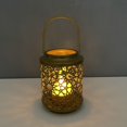 thumbnail image 1 of Linterna de colgante, decoración de regalos huecos, candeliere de marroquí de Ramadán para interior, exterior, Patio, de , Fernando Linterna de vela, 1 of 7