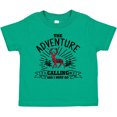 thumbnail image 3 of Inktastic The Adventure is Calling and I must Go with Plaid Deer Boys or Girls Toddler T-Shirt, 3 of 5