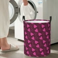 thumbnail image 7 of TEQUAN Waterproof Laundry Hampers, Romance Hearts Flowers Pattern Clothes Storage Basket with Handle (S), 7 of 7