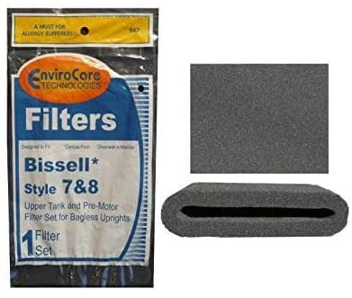 71Y7 Style 8 6591 6850 4 Pack Upper Tank and Pre-Motor Filter for Bissell 6583 