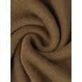 thumbnail image 5 of INSPIRE CHIC Women's Maternity Top Stretchy Knit Sweater Short Sleeve Striped Summer Pregnancy Round Neck Blouse S Brown, 5 of 6