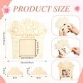thumbnail image 2 of 12 Pcs Mother's Day Wood Picture Frames Color Your Own Mothers Day Crafts DIY Coloring Flower Photo Frame for Mom Gift Classroom Tabletop Home Decor(Daisy), 2 of 7