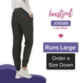 thumbnail image 5 of Heartsoul Break On Through Women Scrubs Pant, Low Rise Jogger, HS030T, L Tall, Pewter, 5 of 7