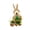 Green, variant on HOARBOEG Halloween Bunny Decor, Grass Woven Rabbit Ornament, Forest Style Garden & Home Decor, Tabletop/Bookshelf/Porch Decoration for Easter Fall Festival