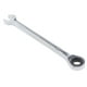 thumbnail image 2 of Llave de trinquete métrica, cabeza fija, herramientas de pulido de espejo para reparación de automóviles, 9mm, 1 Cola Llave de trinquete de acero, 2 of 8