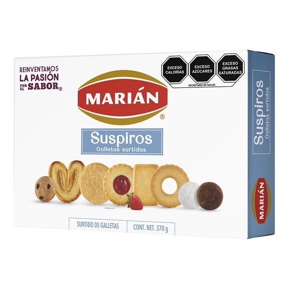 Surtido de galletas Marián suspiros 370 g