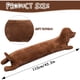thumbnail image 3 of ¡Liquidación! Liuanngg Dachshund - Muñeco de poliéster de 110 cm, 43 pulgadas, peluche gigante de perro, cachorro de lobo, almohada para dormir de cuerpo largo para niños, Navidad., 3 of 6
